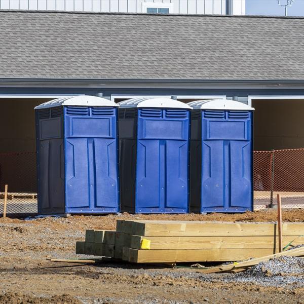 Heavy-duty construction site porta potty in Lake Charles, Louisiana