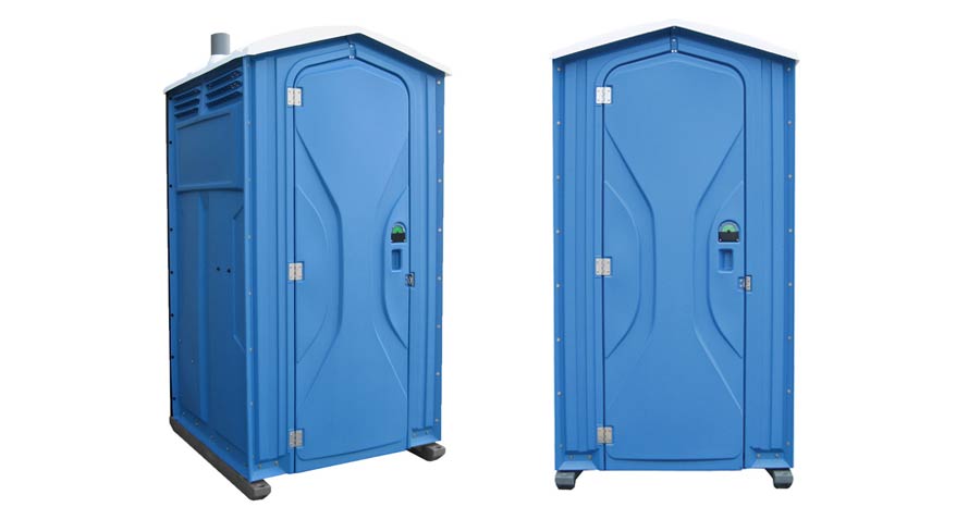 Long-term porta potty units on site in Lake Charles, Louisiana
